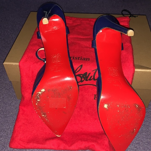 Women’s Christian Louboutin slingback heel! - Picture 2 of 5